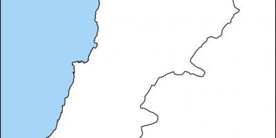 Դատարկ քարտեզ Լիբանանի